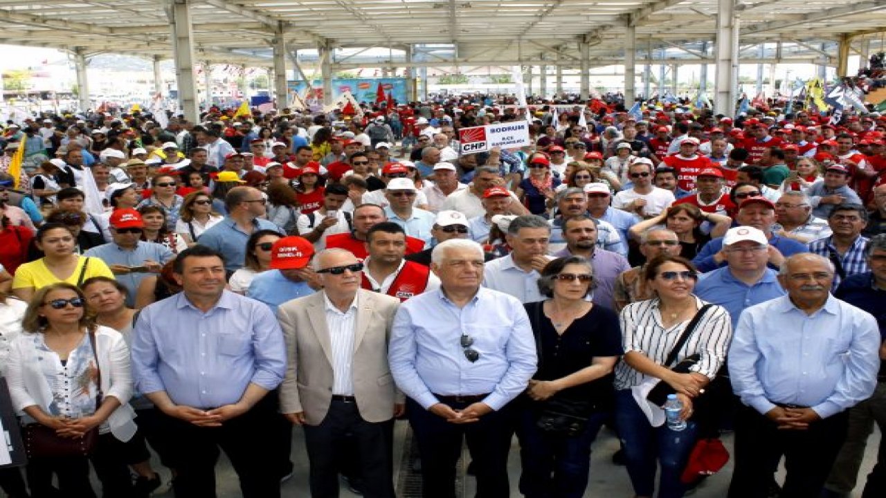 Muğla’da 1 Mayıs işçi bayramı kutlaması