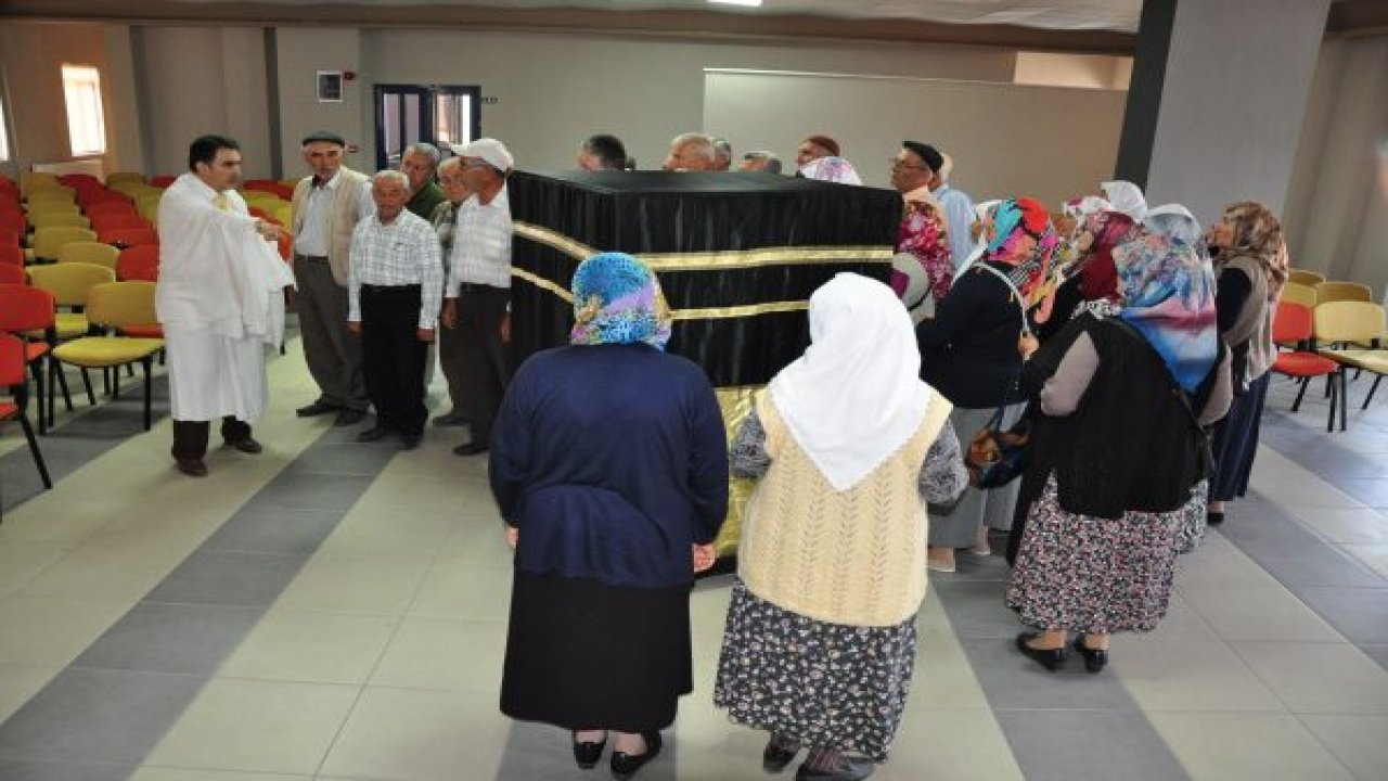 Hacı adaylarına uygulamalı eğitim