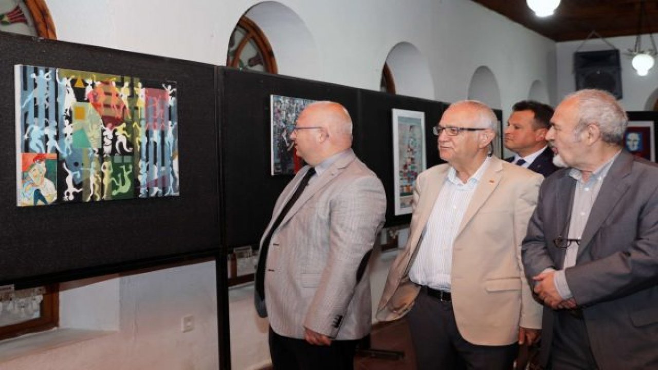 Servet Bozkurt Resim Sergisi Açıldı