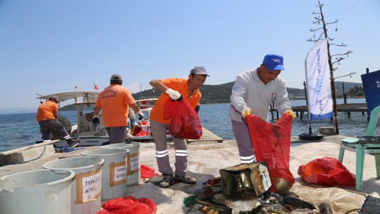 Deniz dibi temizlik çalışmaları