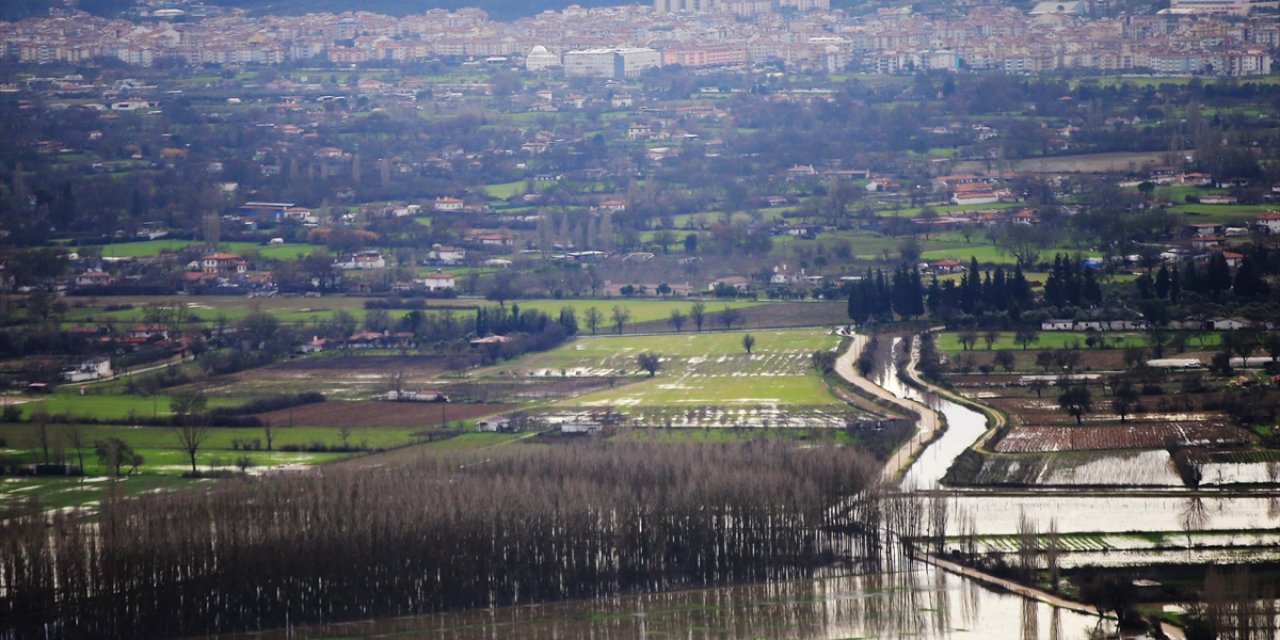 Muğla'da tarım alanlarını su bastı
