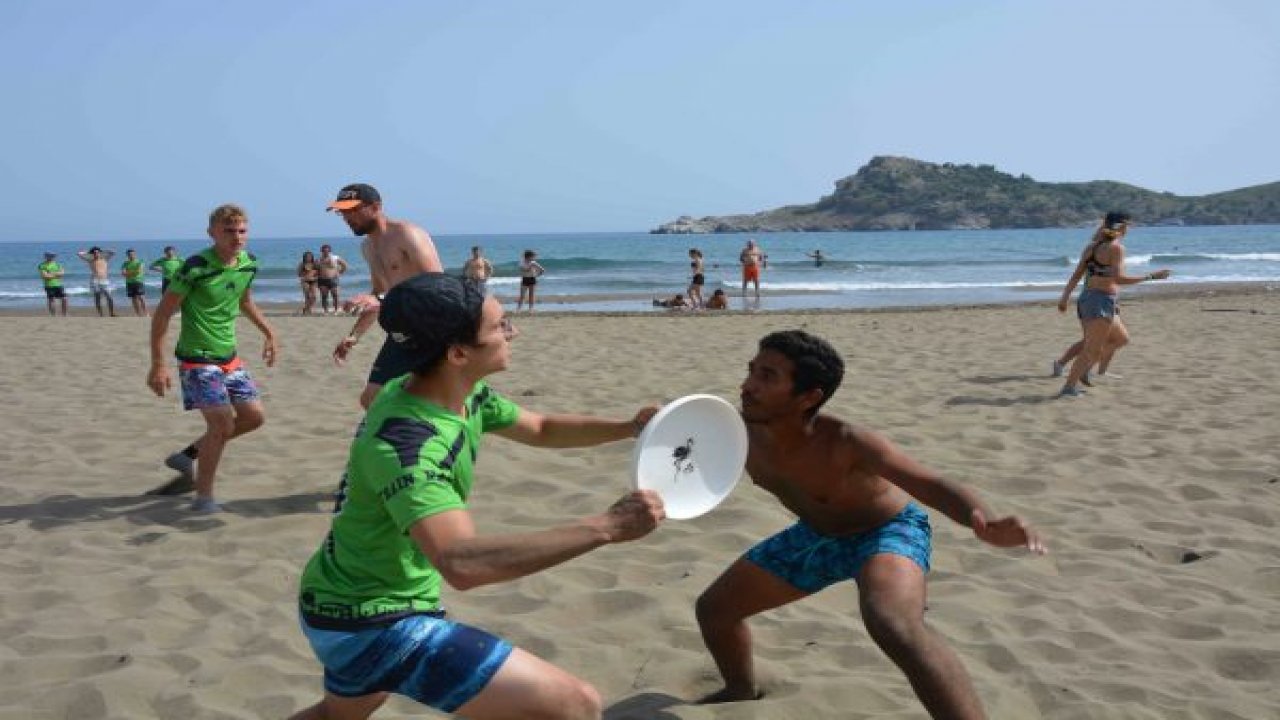 Sarıgerme’de frizby şampiyonası