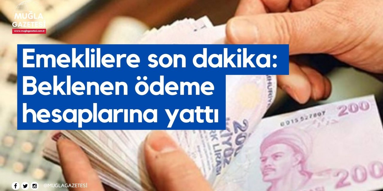 Emeklilere son dakika: Beklenen ödeme hesaplarına yattı