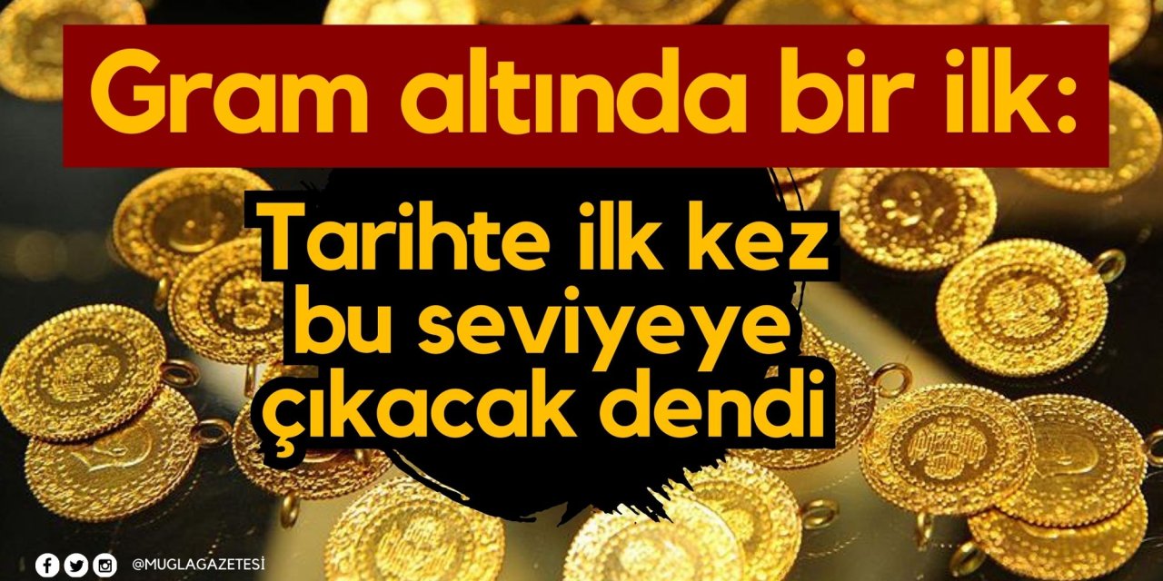 Gram altında bir ilk: Tarihte ilk kez bu seviyeye çıkacak dendi