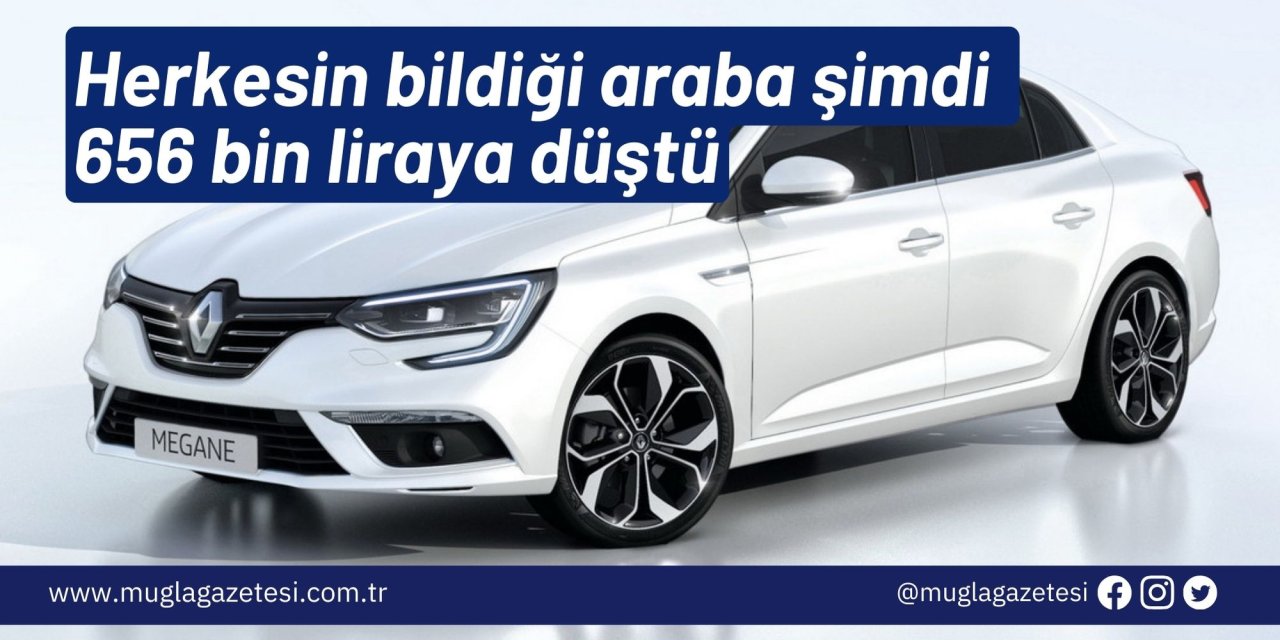 Herkesin bildiği araba şimdi 656 bin liraya düştü