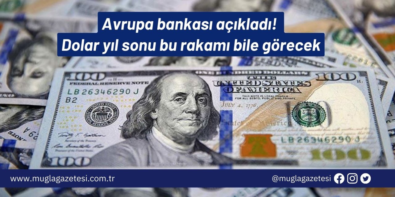 Avrupa bankası açıkladı! Dolar yıl sonu bu rakamı bile görecek