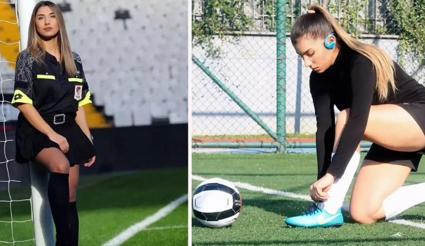 Cinsel ilişki videosuyla gündem olan kadın hakem ilgiyi nakite çevirdi