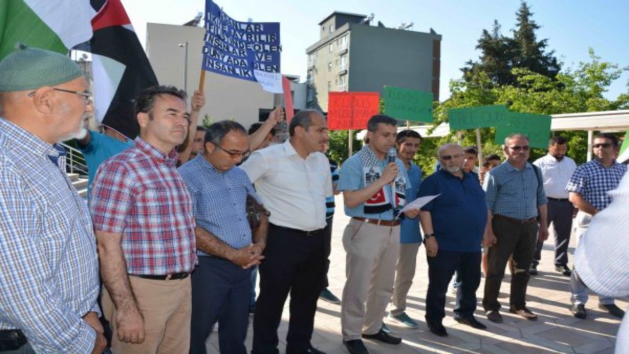 Ortaca'da STK'lardan İsrail'e tepki