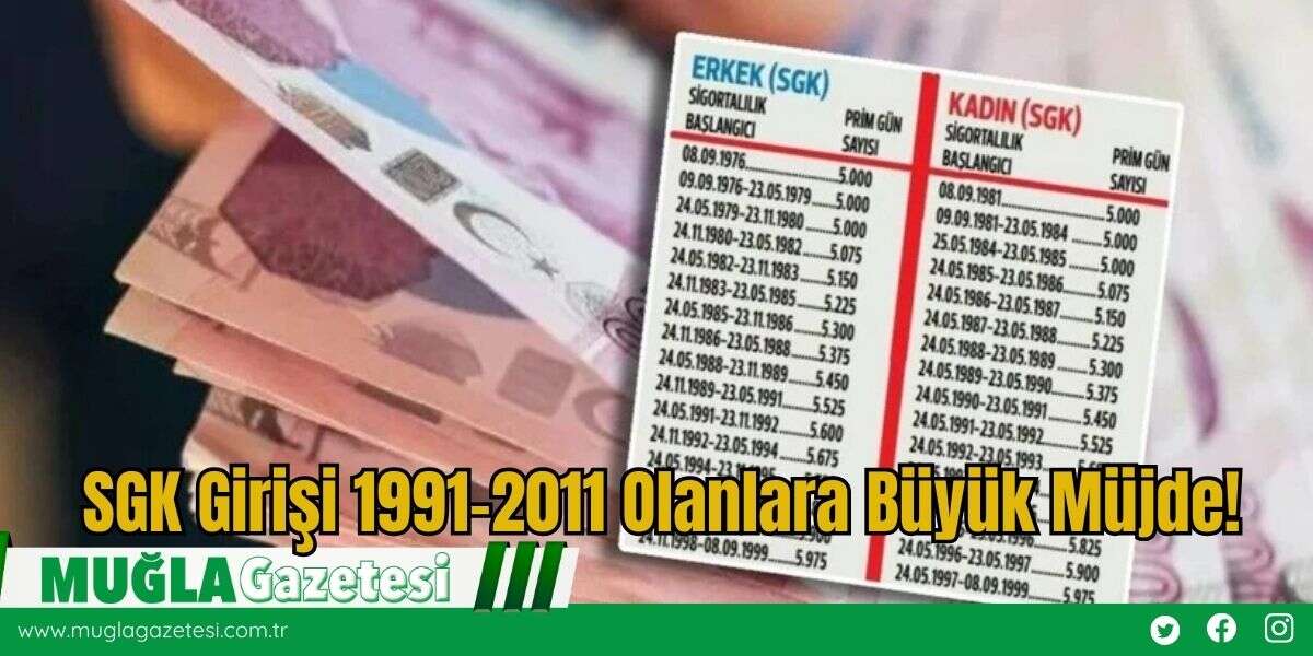 SGK Girişi 1991-2011 Olanlara Büyük Müjde!