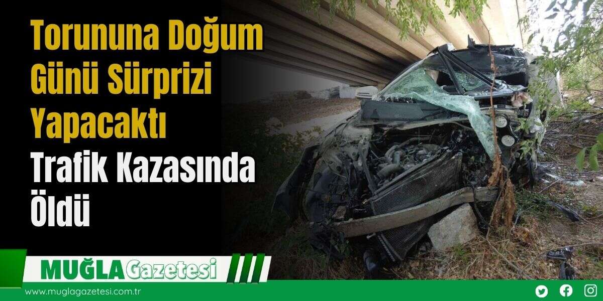 Torununa Doğum Günü Sürprizi Yapacaktı, Trafik Kazasında Öldü