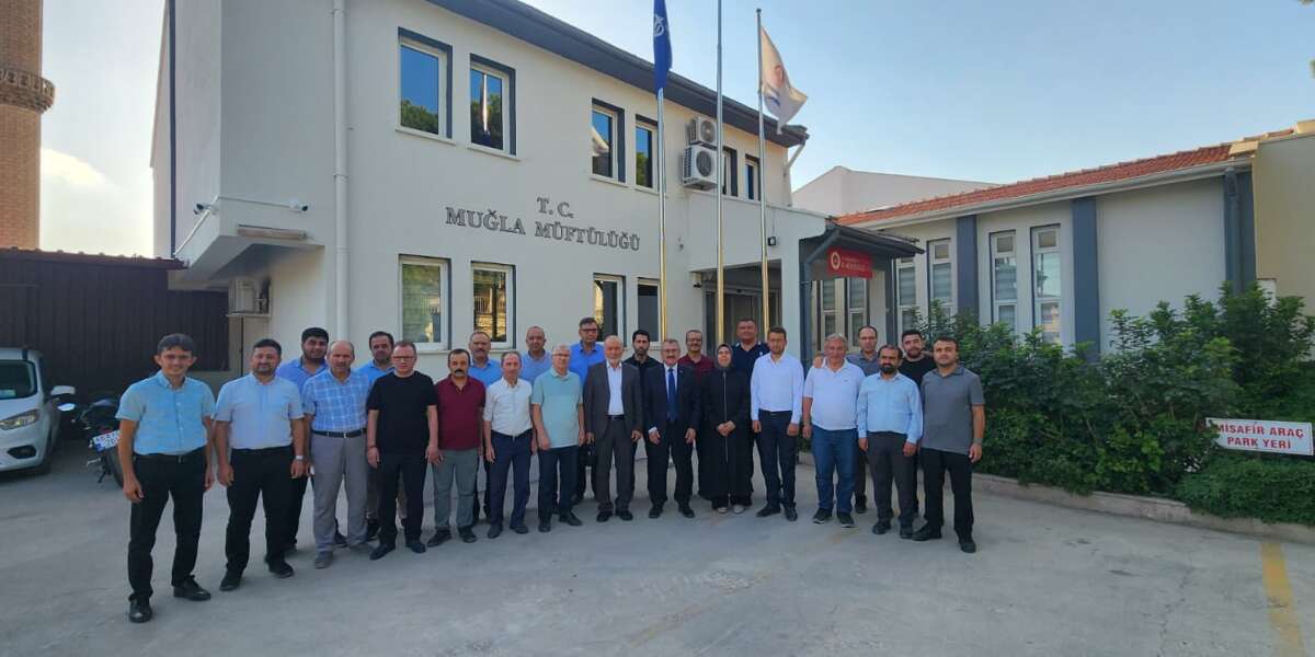Muğla İl Müftülüğünde Görev Devir Teslimi Gerçekleşti