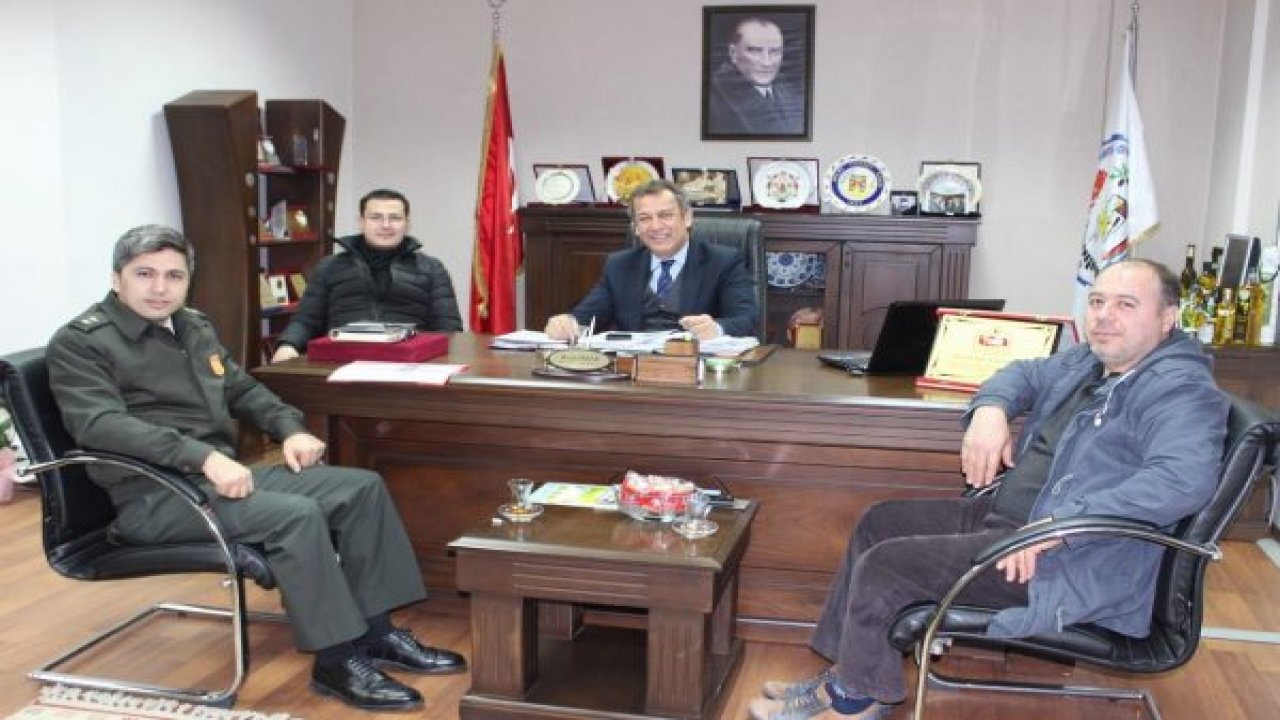 Askerlik Şube Başkanı Can'dan MİTSO'ya ziyaret