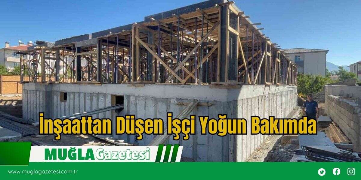 İnşaattan Düşen İşçi Yoğun Bakımda