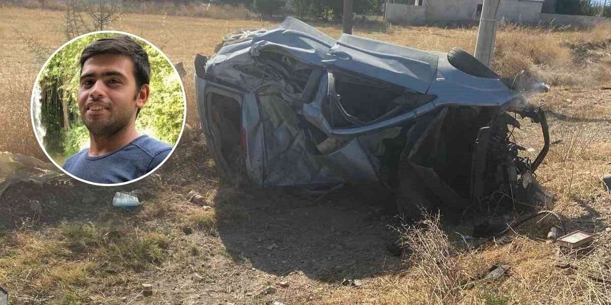 Şarampole Yuvarlanan Araçta 1 Kişi Can Verdi