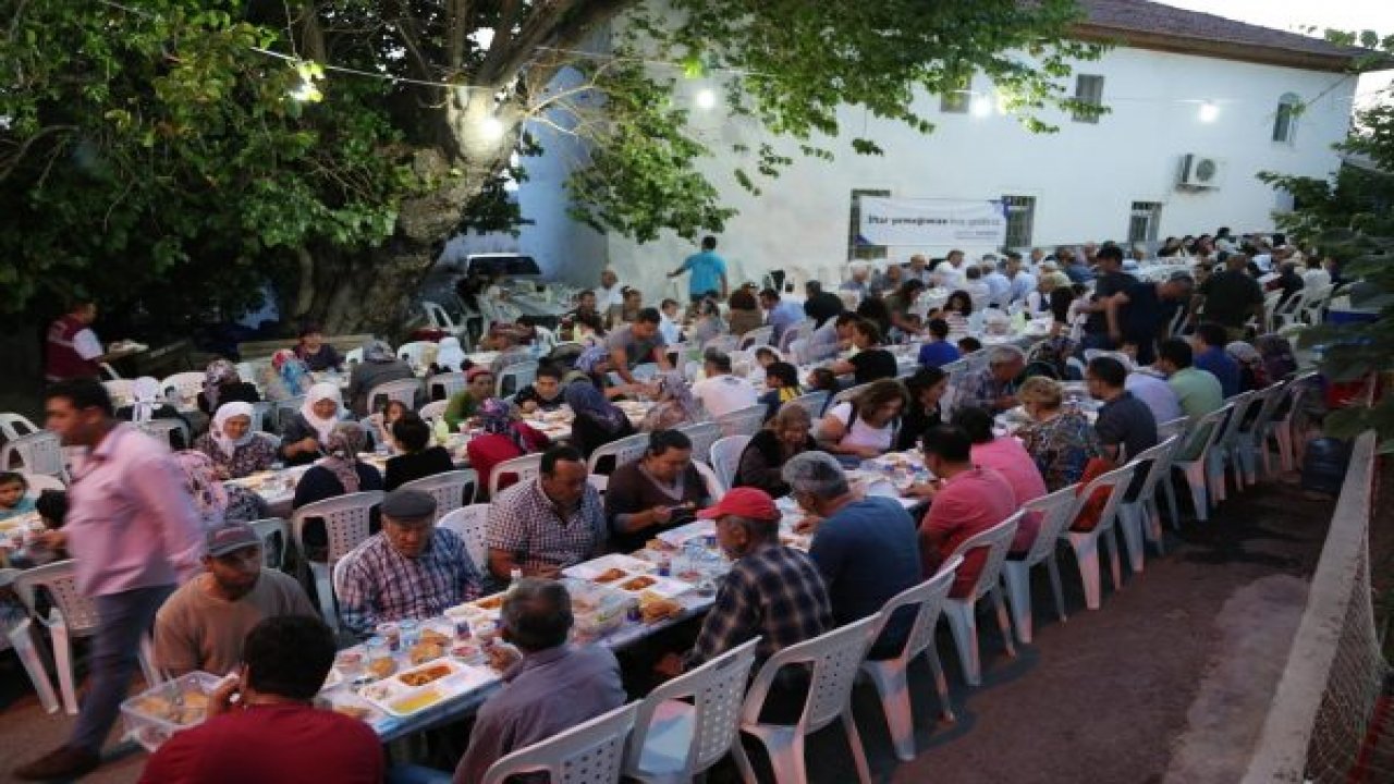 İlk iftar Çömlekçi'de yapıldı