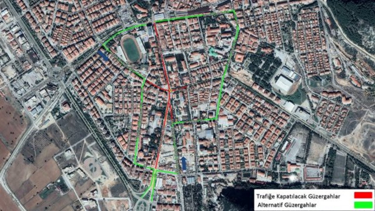 Menteşe’de ana cadde 3 gün trafiğe kapanıyor