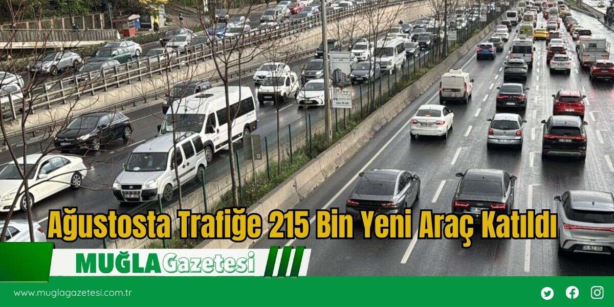 Ağustosta Trafiğe 215 Bin Yeni Araç Katıldı