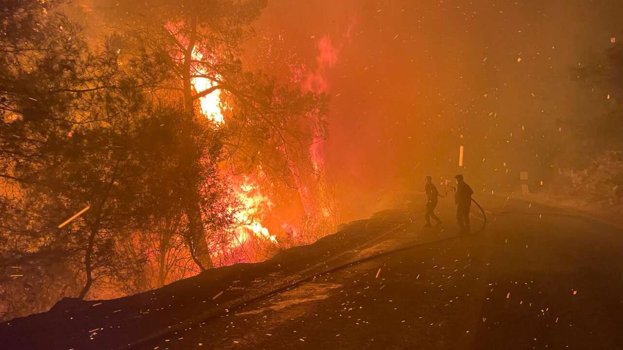 Muğla'da Eş Zamanlı 7 Orman Yangını Çıktı, Şiddetli Rüzgar Söndürme Çalışmalarını Olumsuz Etkiliyor...