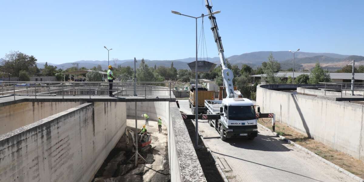 MUSKİ, Yatağan Atıksu Arıtma Tesisi’nde Temizlik ve Bakım Çalışmalarına Başladı