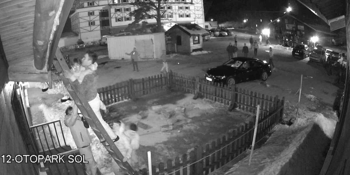 Grand Kartal Otel Yangınının Ölüm Kalım Savaşı Kamerada