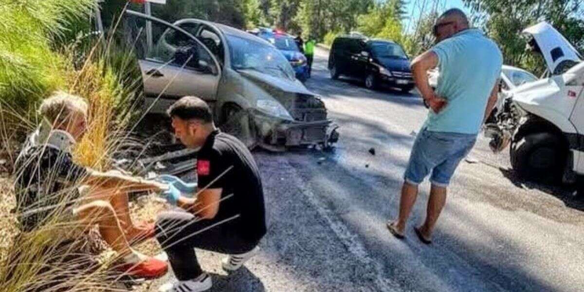Fethiye Göcek Tüneli Girişinde Kaza