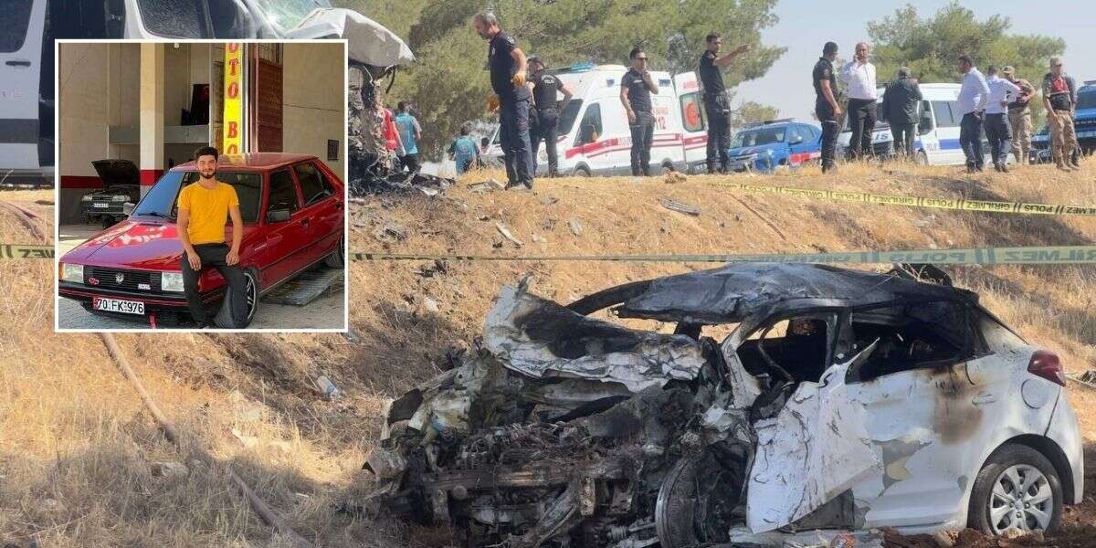 Genç Sürücü Yanarak Hayatını Kaybetti