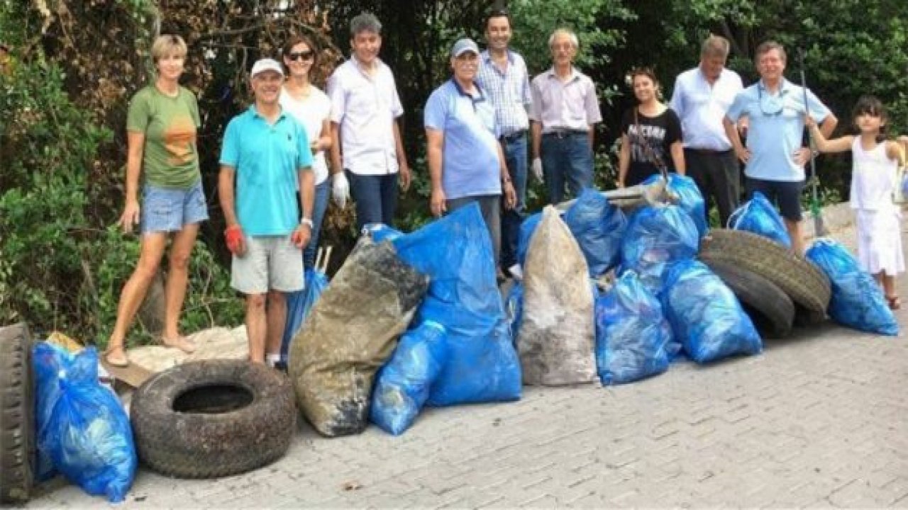 Göcek’te çevre temizliği