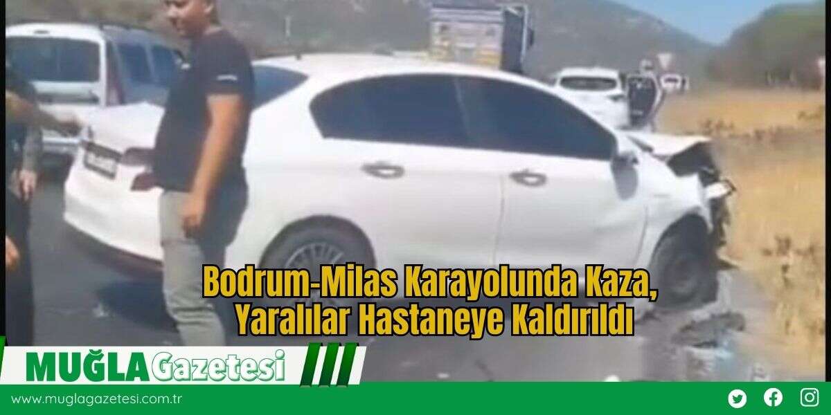 Bodrum–Milas Karayolunda Kaza, Yaralılar Hastaneye Kaldırıldı