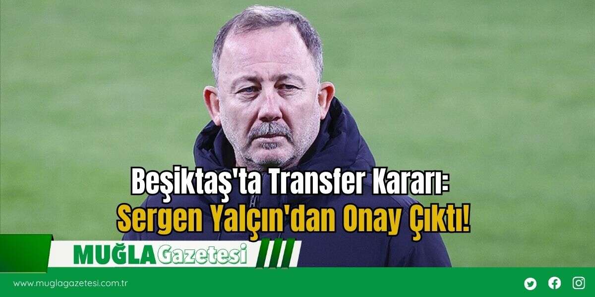 Beşiktaş'ta Transfer Kararı: Sergen Yalçın'dan Onay Çıktı!