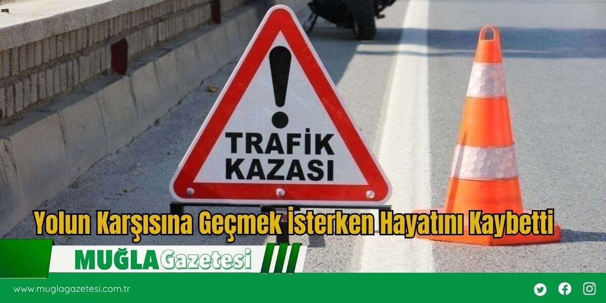 Yolun Karşısına Geçmek İsterken Hayatını Kaybetti