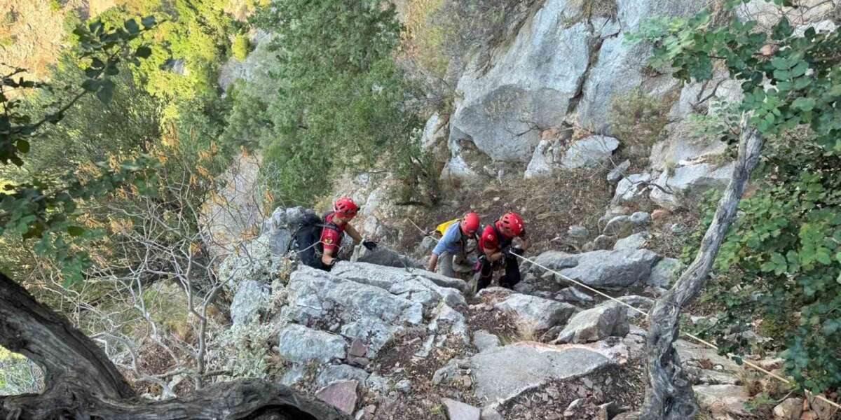 Fethiye’de Tur Yürüyüşünde Kaza: 3 Kişi Mahsur Kaldı