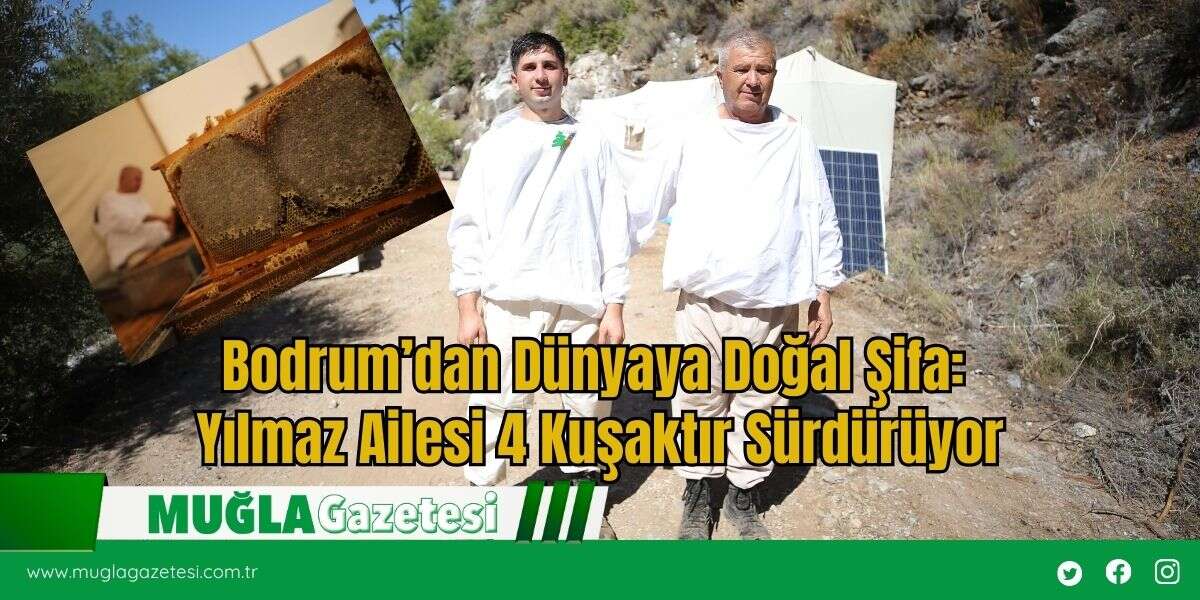 Bodrum’dan Dünyaya Doğal Şifa:  Yılmaz Ailesi 4 Kuşaktır Sürdürüyor