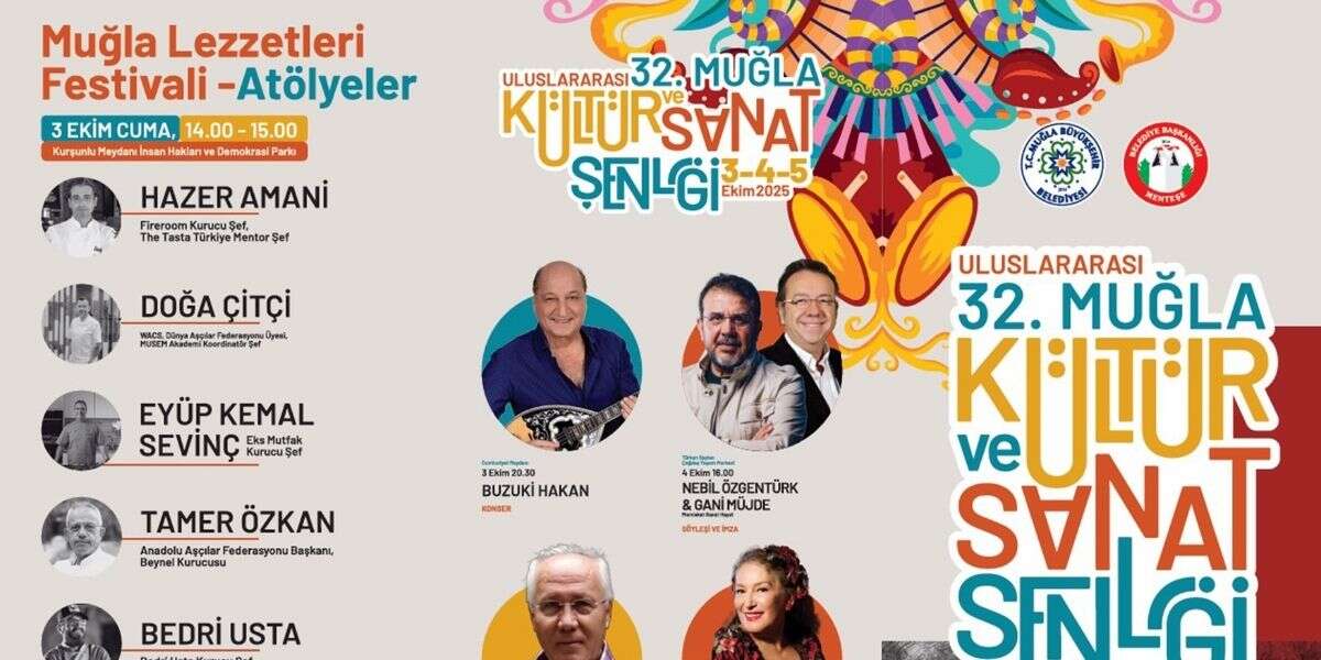 Uluslararası 32’nci Muğla Kültür ve Sanat Şenliği Başlıyor
