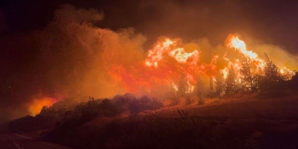 Orman Yangını: Yerleşim Yerleri Boşaltıldı