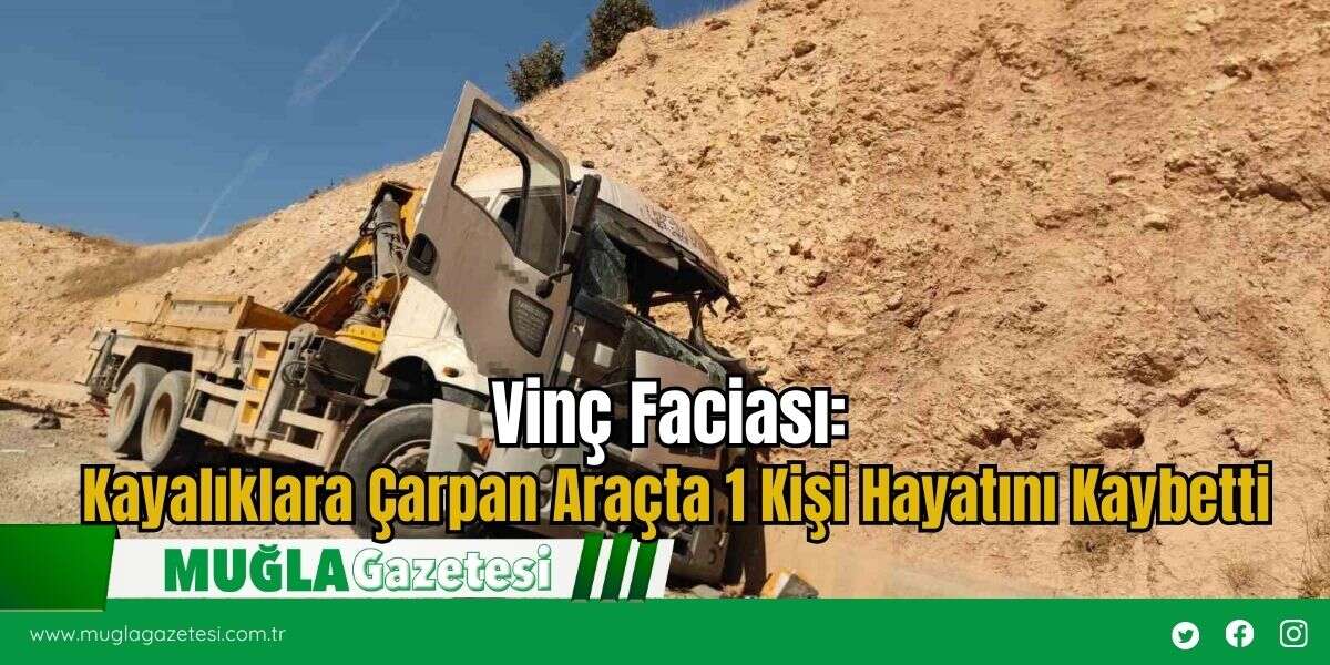 Vinç Faciası: Kayalıklara Çarpan Araçta 1 Kişi Hayatını Kaybetti