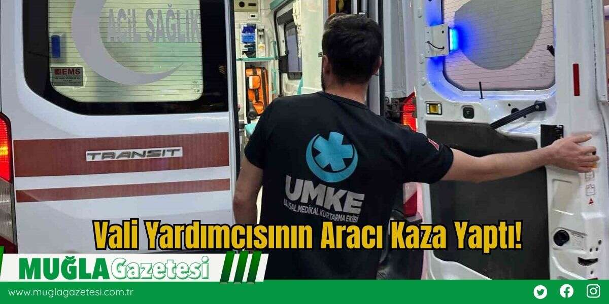 Vali Yardımcısının Aracı Kaza Yaptı!