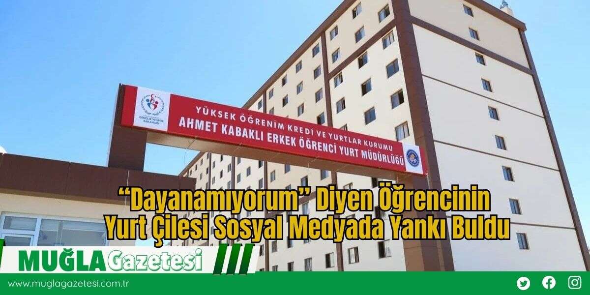 “Dayanamıyorum” Diyen Öğrencinin Yurt Çilesi Sosyal Medyada Yankı Buldu