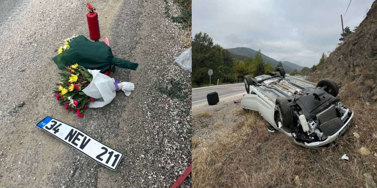 Nişanlısını Görmeye Giderken Takla Attı: Ölümden Döndü