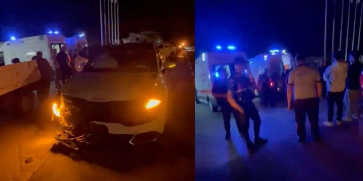 Muğla'da Domuz Zincirleme Kazaya Neden Oldu