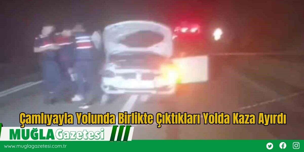 Çamlıyayla Yolunda Birlikte Çıktıkları Yolda Kaza Ayırdı