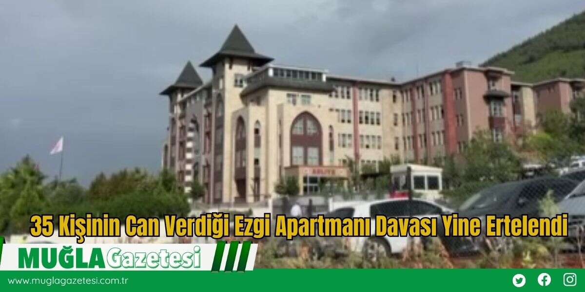 35 Kişinin Can Verdiği Ezgi Apartmanı Davası Yine Ertelendi