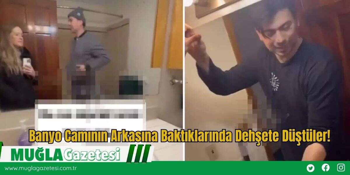 Banyo Camının Arkasına Baktıklarında Dehşete Düştüler