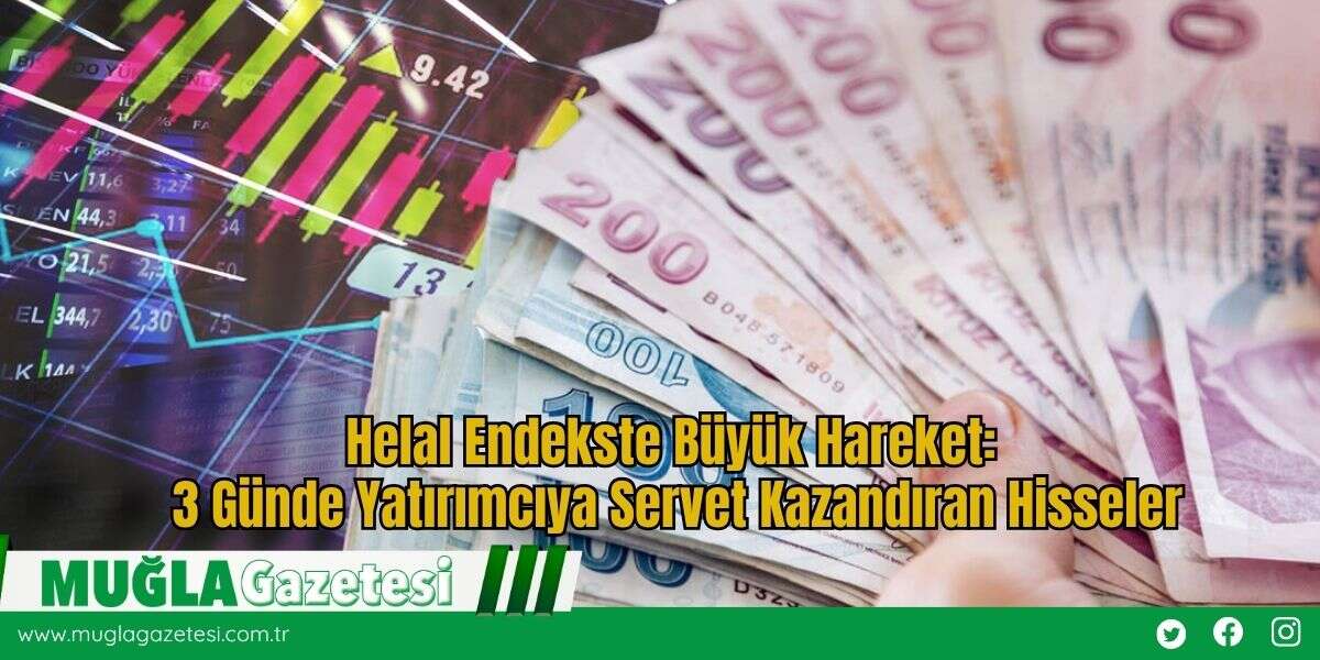 Helal Endekste Büyük Hareket: 3 Günde Yatırımcıya Servet Kazandıran Hisseler
