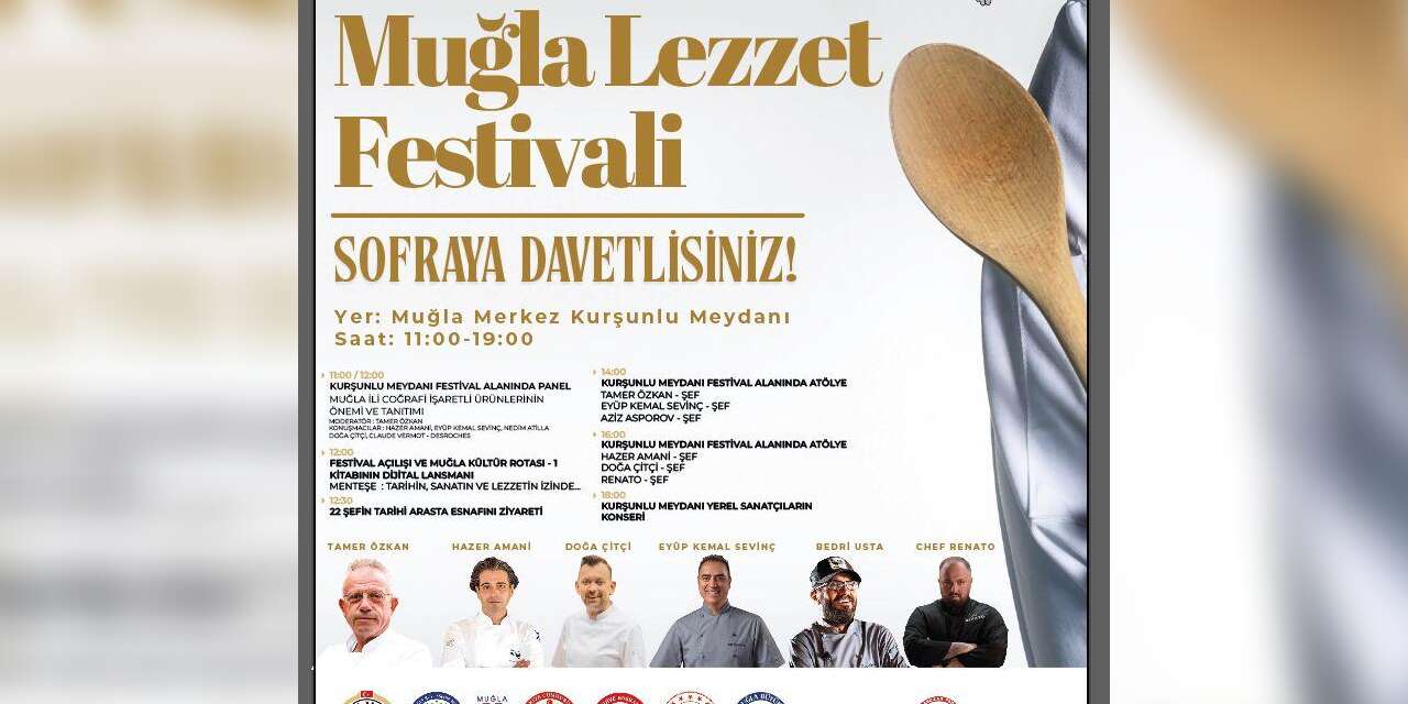 Muğla Lezzet Festivali 4 Ekim 2025’te Başlıyor