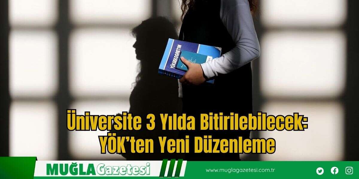 Üniversite 3 Yılda Bitirilebilecek: YÖK’ten Yeni Düzenleme
