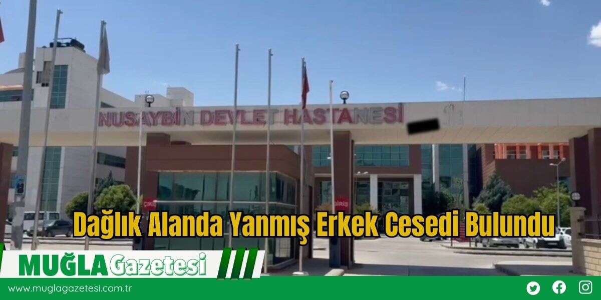 Dağlık Alanda Yanmış Erkek Cesedi Bulundu
