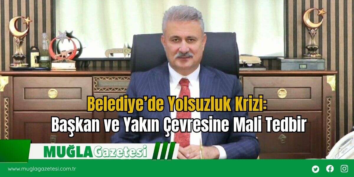 Belediye’de Yolsuzluk Krizi: Başkan ve Yakın Çevresine Mali Tedbir