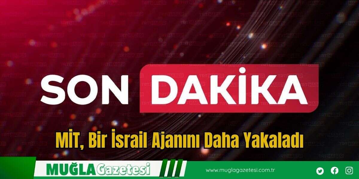 MİT, Bir İsrail Ajanını Daha Yakaladı