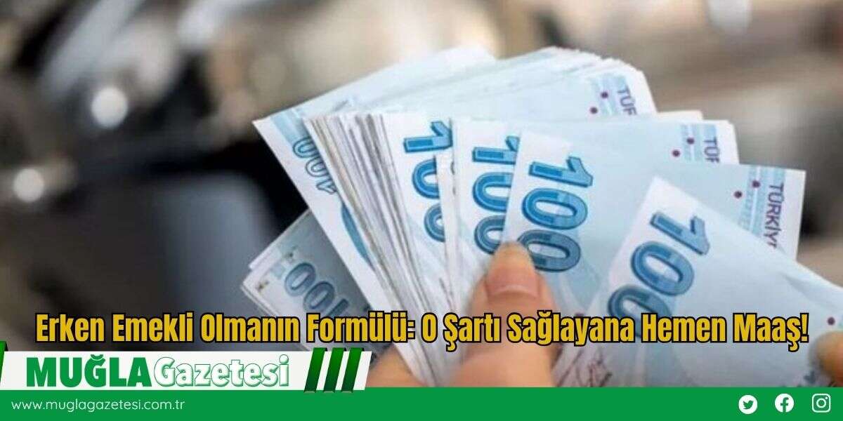 Erken Emekli Olmanın Formülü: O Şartı Sağlayana Hemen Maaş!