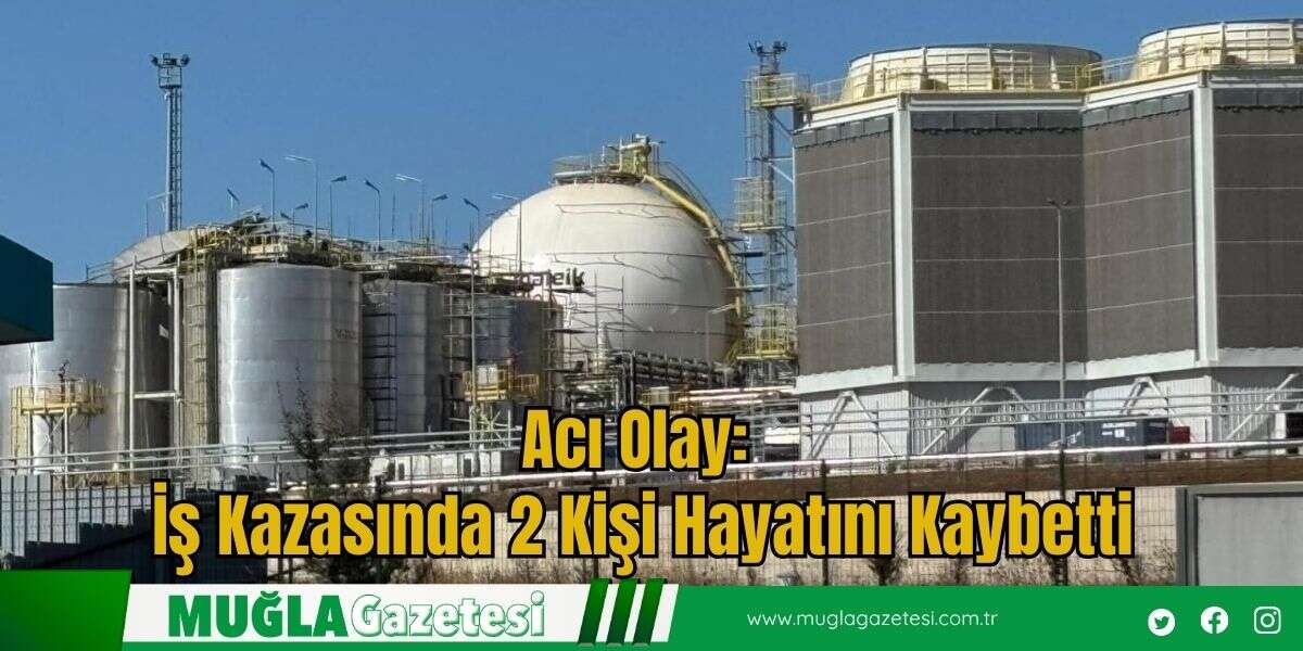 Acı Olay: İş Kazasında 2 Kişi Hayatını Kaybetti